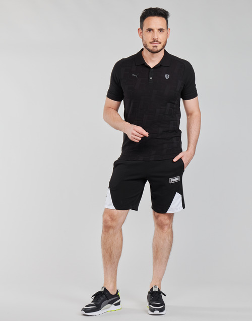 Puma - RBL SHORTS - Noir / Blanc