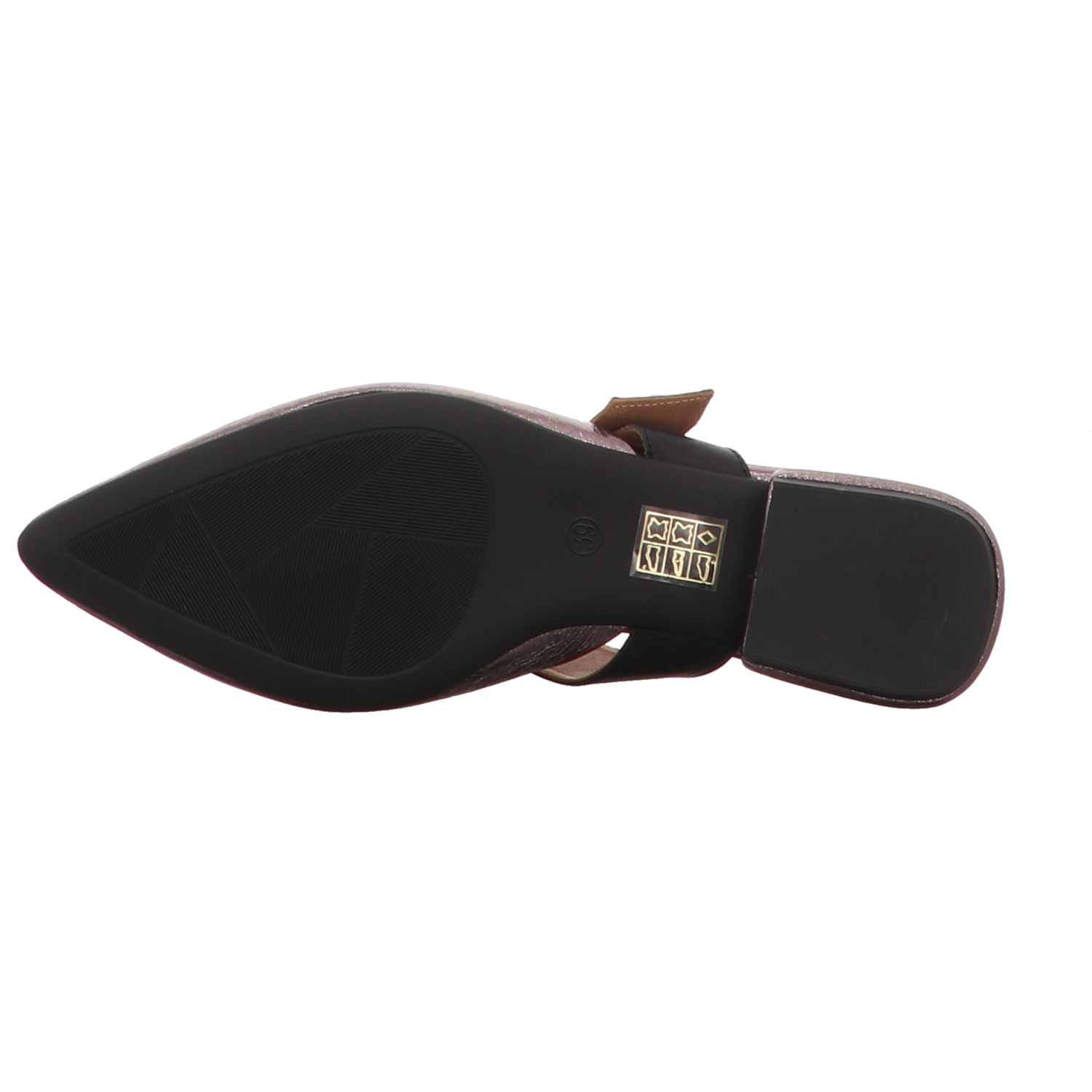 elbandi Pantolette platin gold/silber/bronce