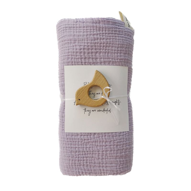 TINY BIRDS Premium Musselintuch