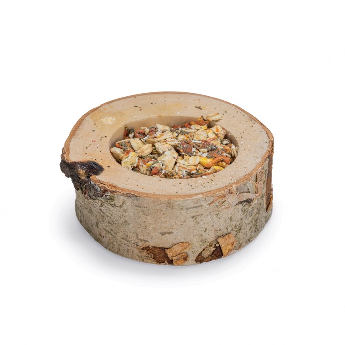 Rondin de bouleau aux légumes