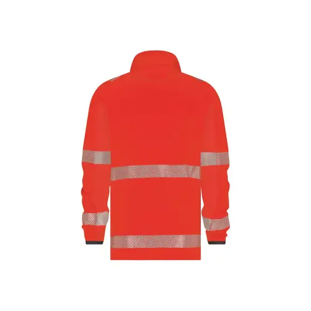 DASSY ® CAMDEN (300504) MELLEMLAGSJAKKE MED HØJ SYNLIGHED  rød og grå