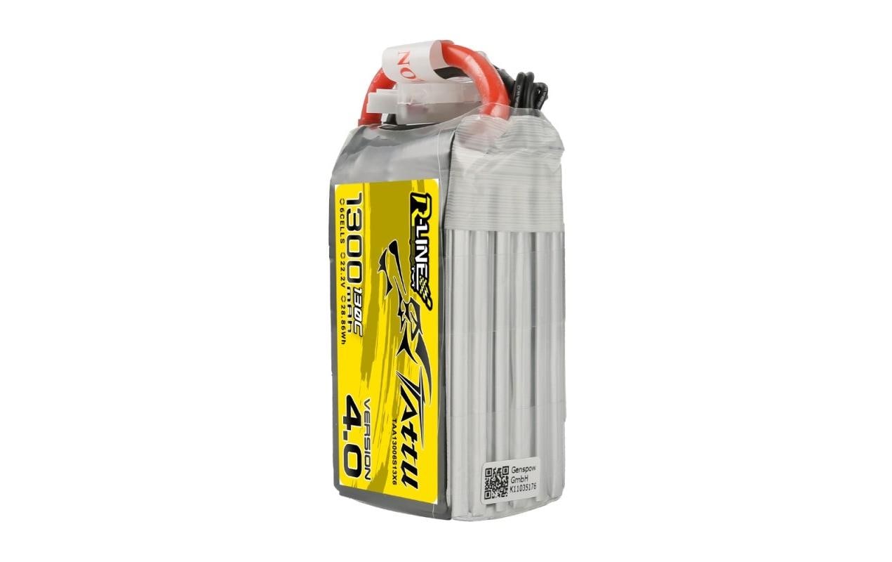 RC-Akku LiPo 1300 mAh 22.2 V 130C R-Line, V4.0R-Line Akku für Multikopter mit XT60 Stecker