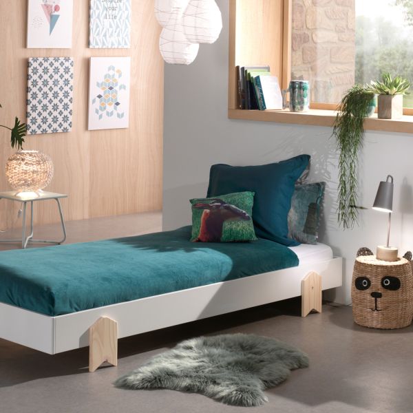 Vipack Modulo Bed 90 x 200 Cm Arrow Grijs