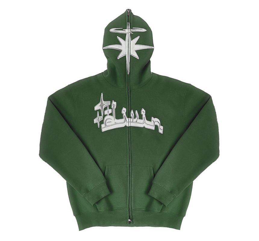 Jeshili - Stergeborduurde hoodie met rits