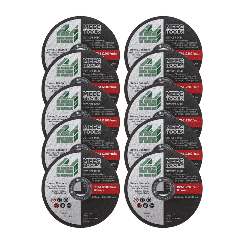 Kappeskiver 10-pk Ø125 mm