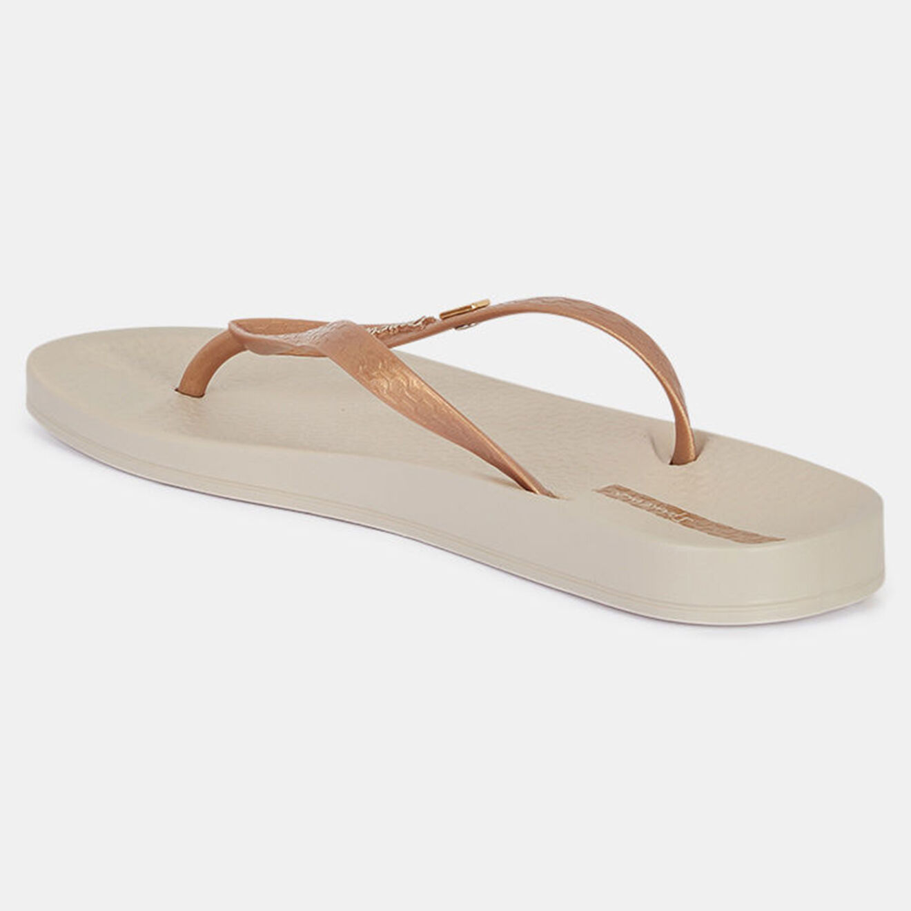 Ipanema Tongs Brasilidade en matière recyclée beige/doré