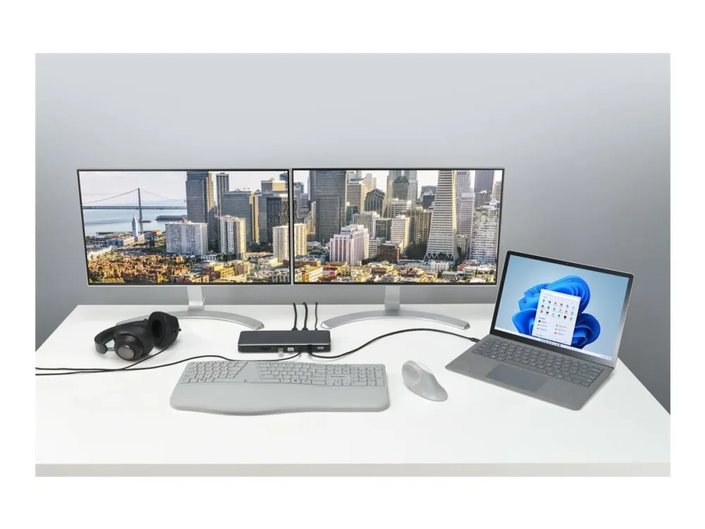 SD5760T Thunderbolt™ 4 Dual 4K-dockingstation med 96 W-strømforsyning
