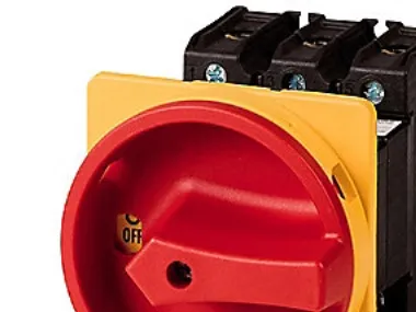 Eaton P3-63/V/SVB, Drejekontakt, 3P, Rød, IP65, 63 A