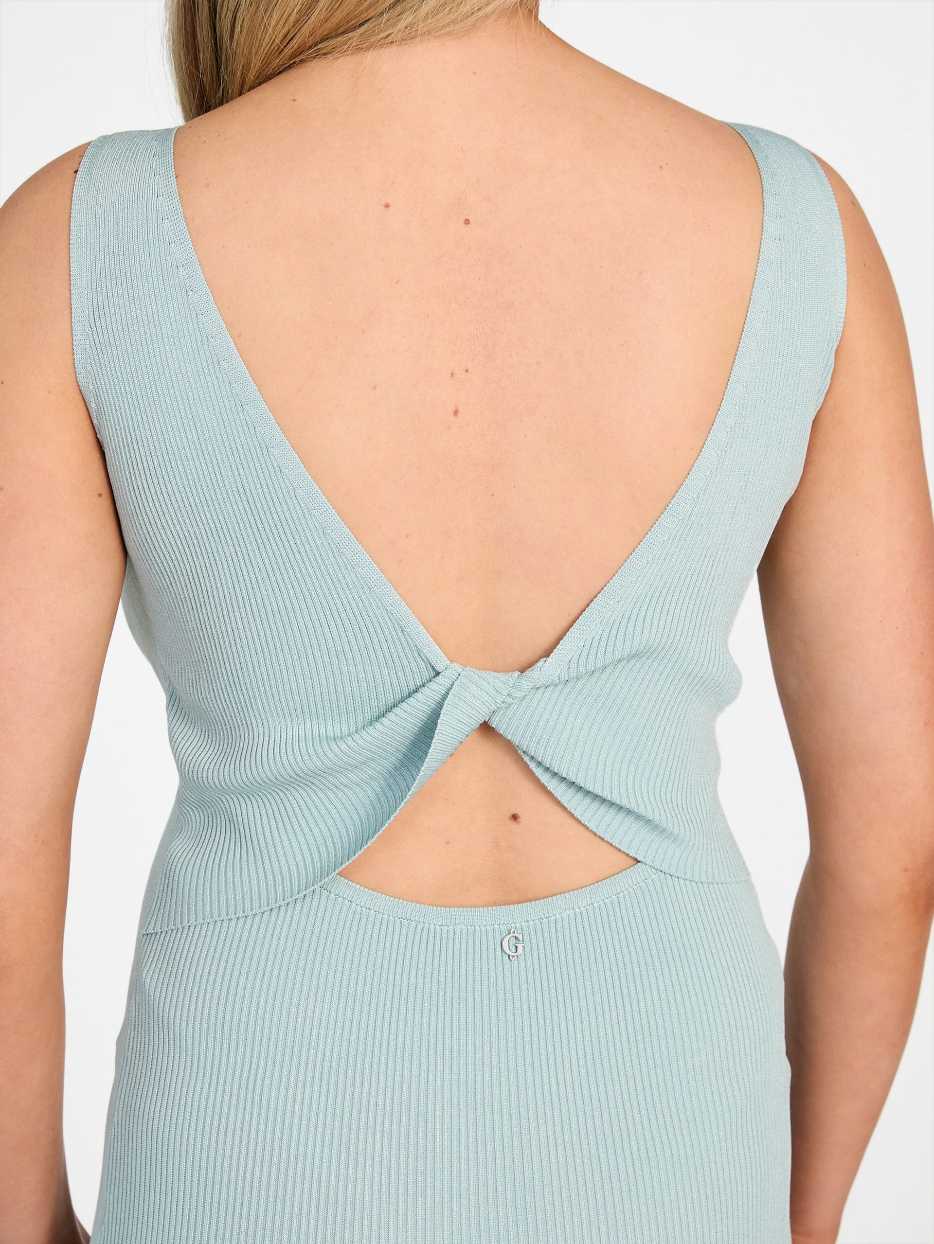 Vestido longo de malha Jiulia