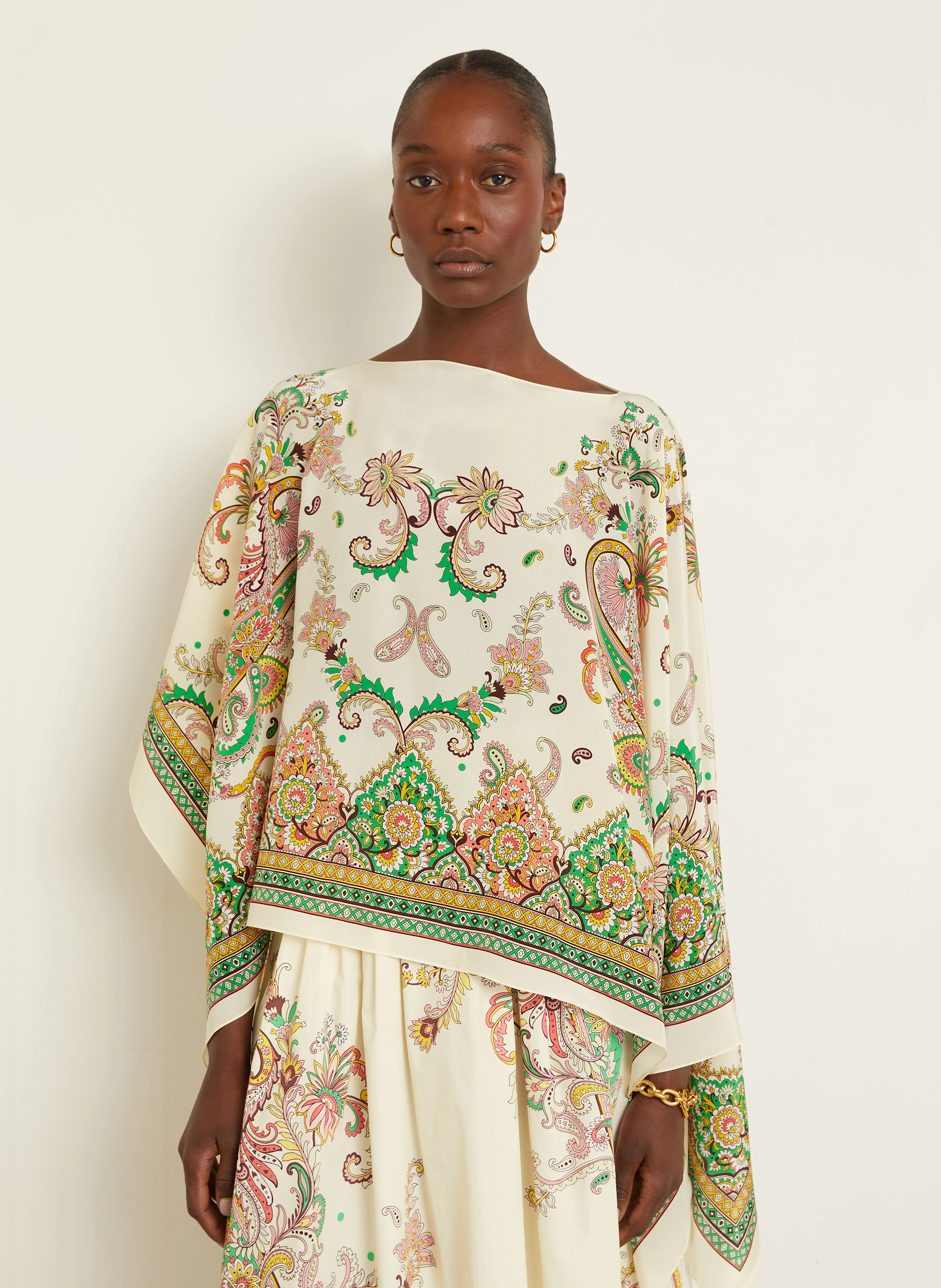 ETRO Cape aus Seide