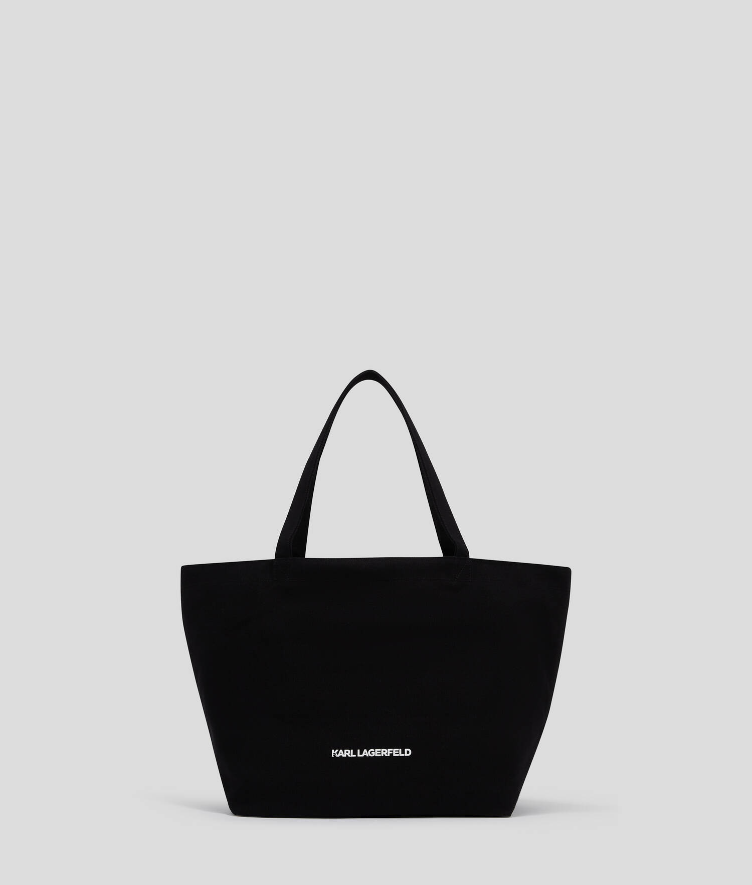 SAC CABAS IKON KARL & CHOUPETTE - Noir/Blanc