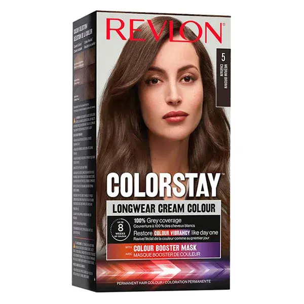Coloração permanente Revlon Colorstay N°5 Castanho 165ml