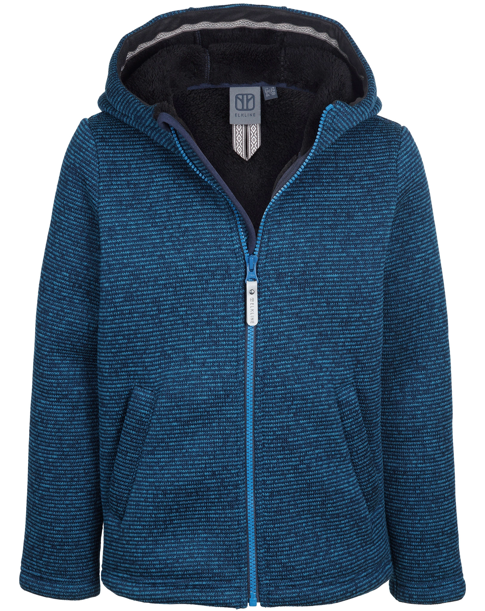 Fleecejacke LITTLE STRANGER in blueshadow/black