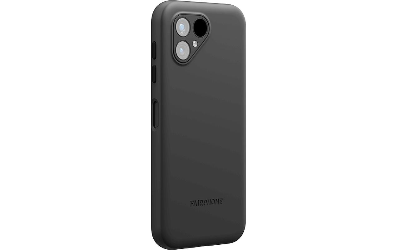 Fairphone 5 Softcase Matte BlackSchutzhülle aus recyceltem Material für das Fairphone 4