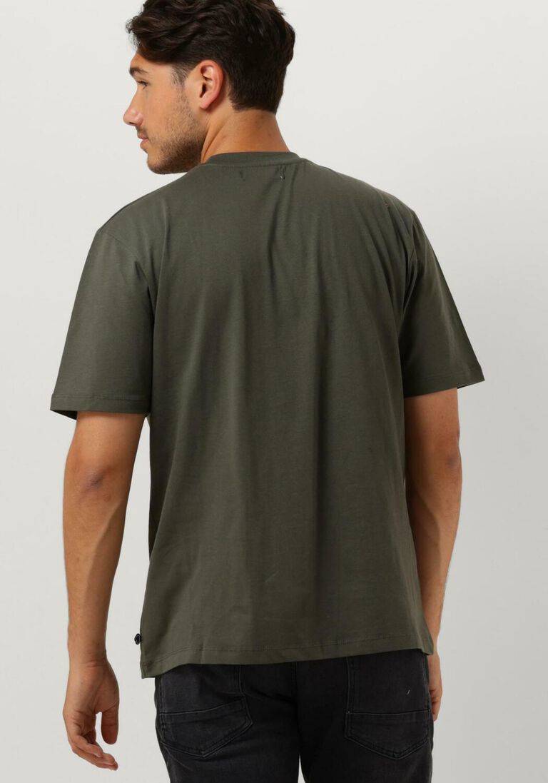 THE GOODPEOPLE donkergroene the goodpeople t-shirt tom
