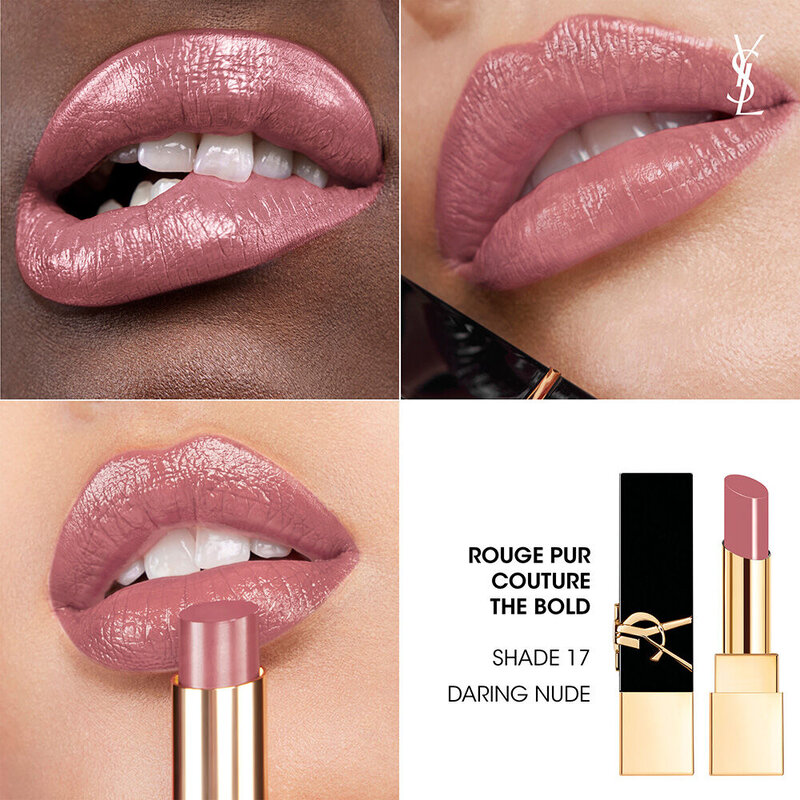 Rouge Pur Couture The Bold  Rouge à Lèvres Brillant Longue Tenue - 17 Daring Nude
