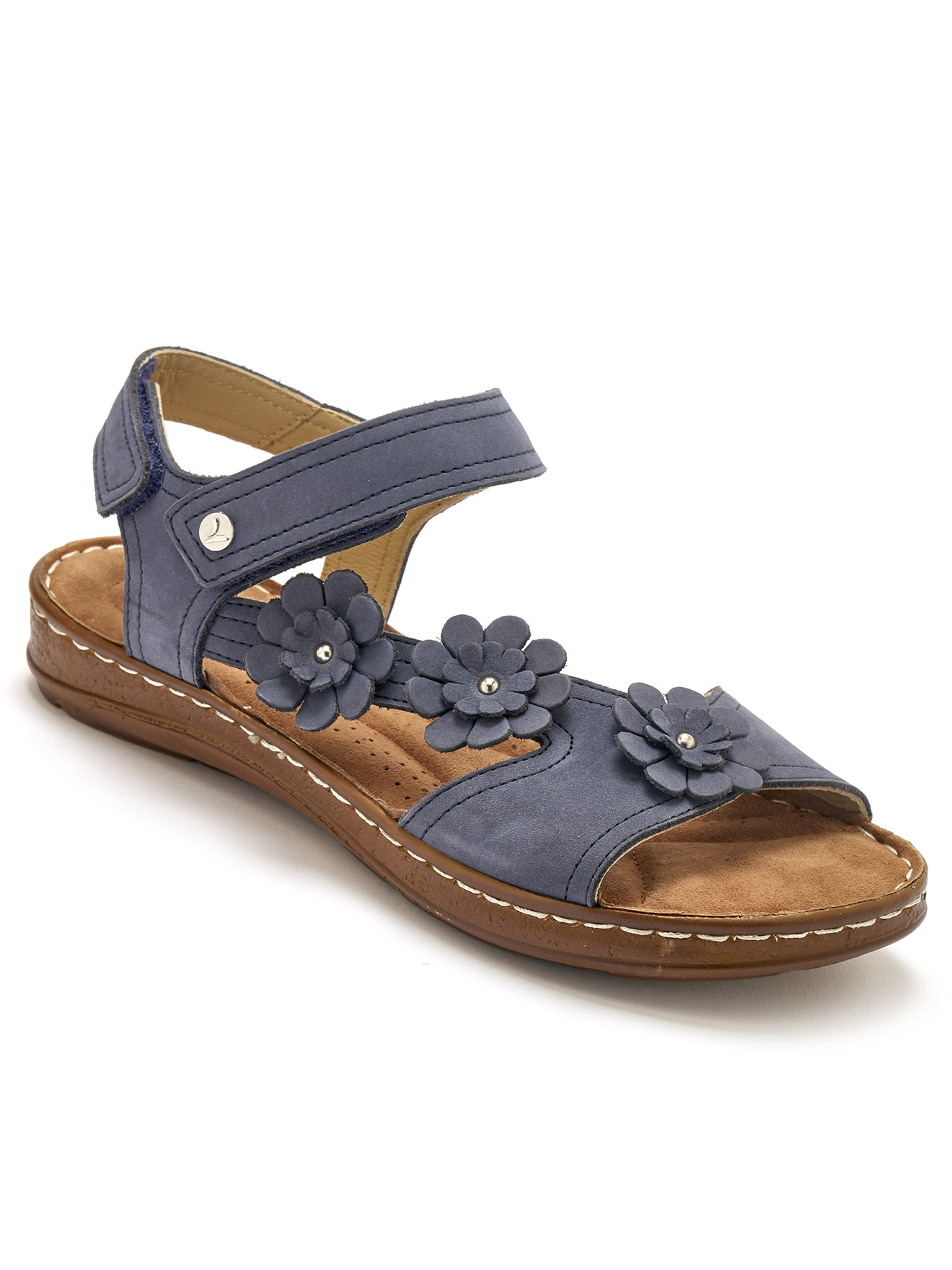 Sandales avec scratchs à la cheville