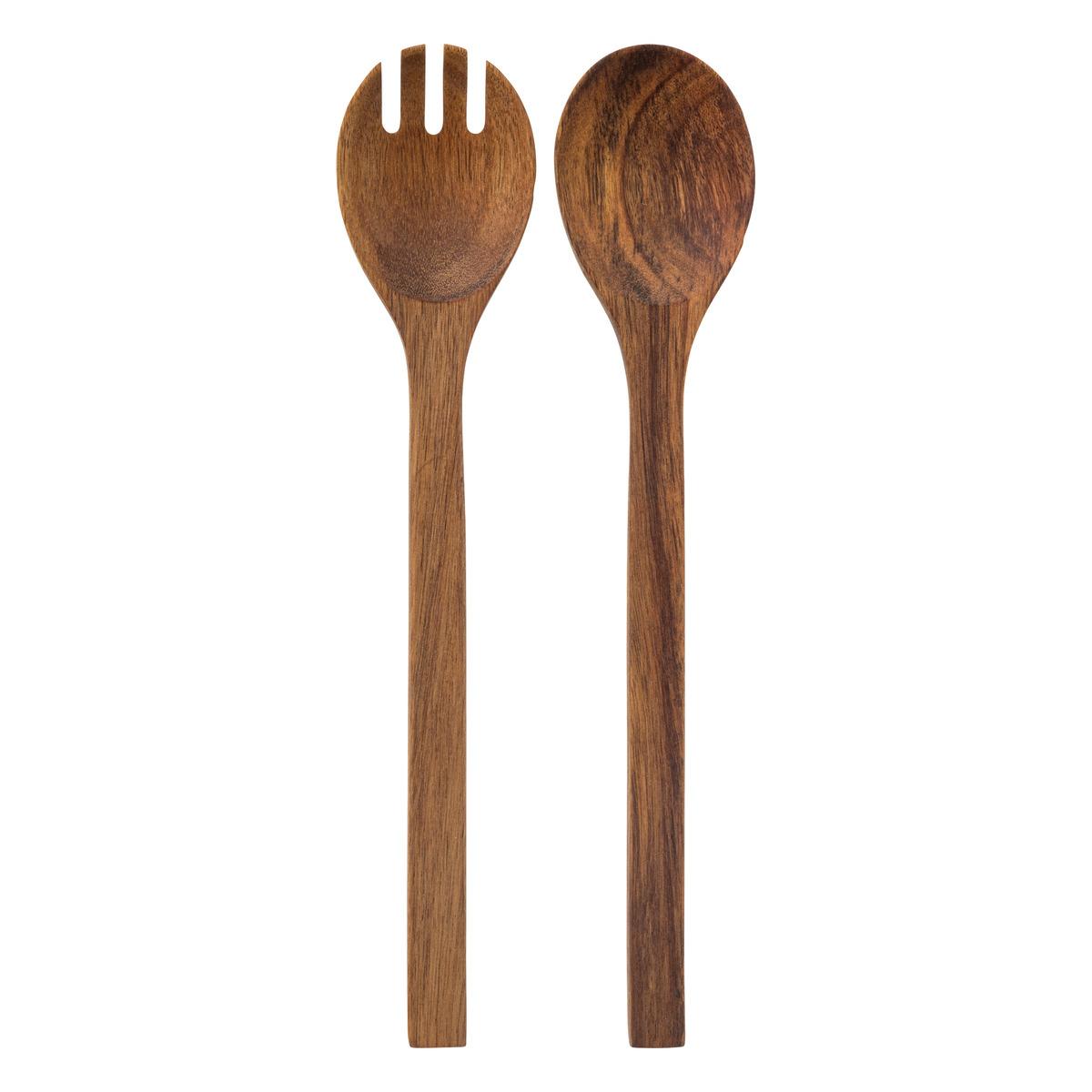 LOT 2 COUVERTS A SALADE ACACIA