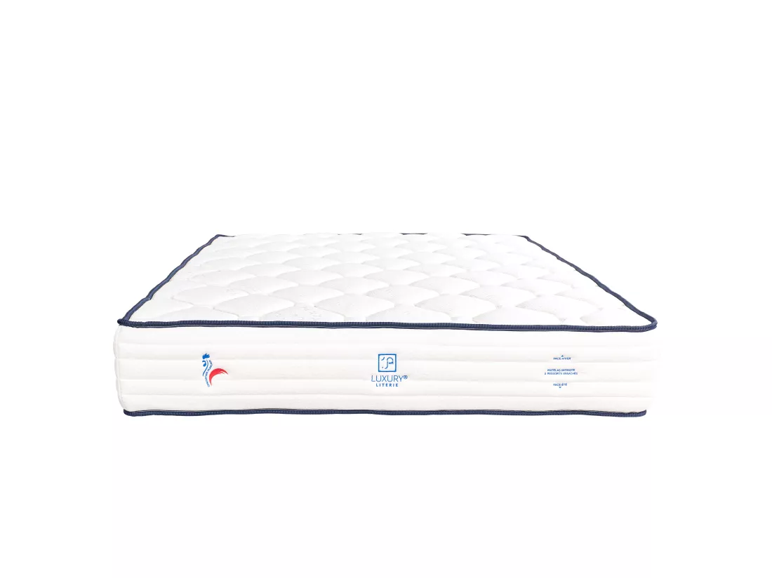 Matelas 160x200 cm, Patriote, 27cm, Ressorts Ensachés, mémoire de forme