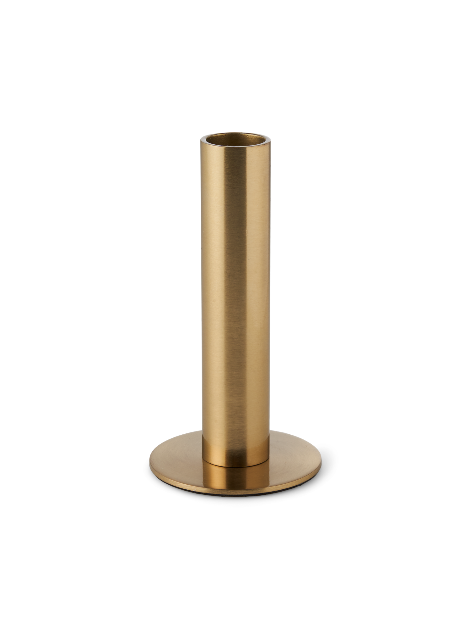 Lysestage | Jern. Ø6 x 12 cm. | Gold
