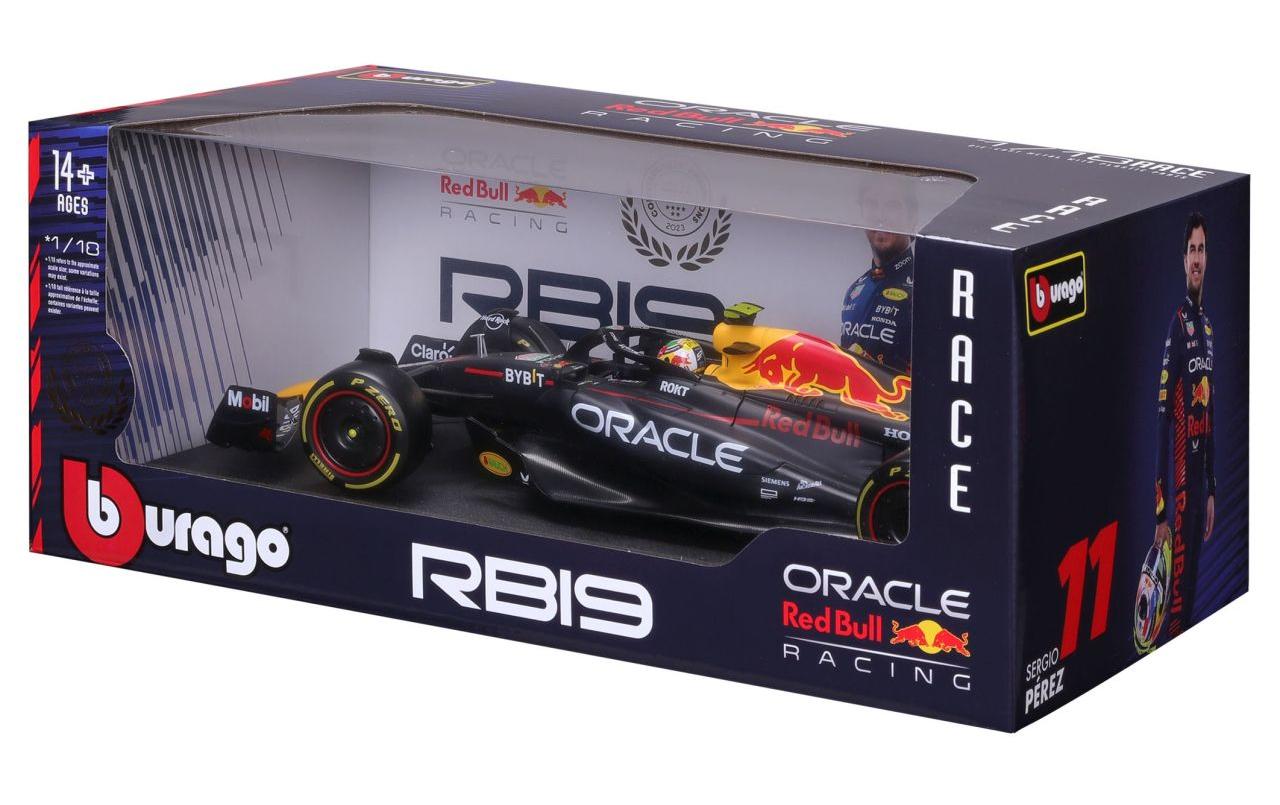 Red Bull Racing F1 RB19 Verstappen 2023 1:18Sammlermodell im Massstab 1:18