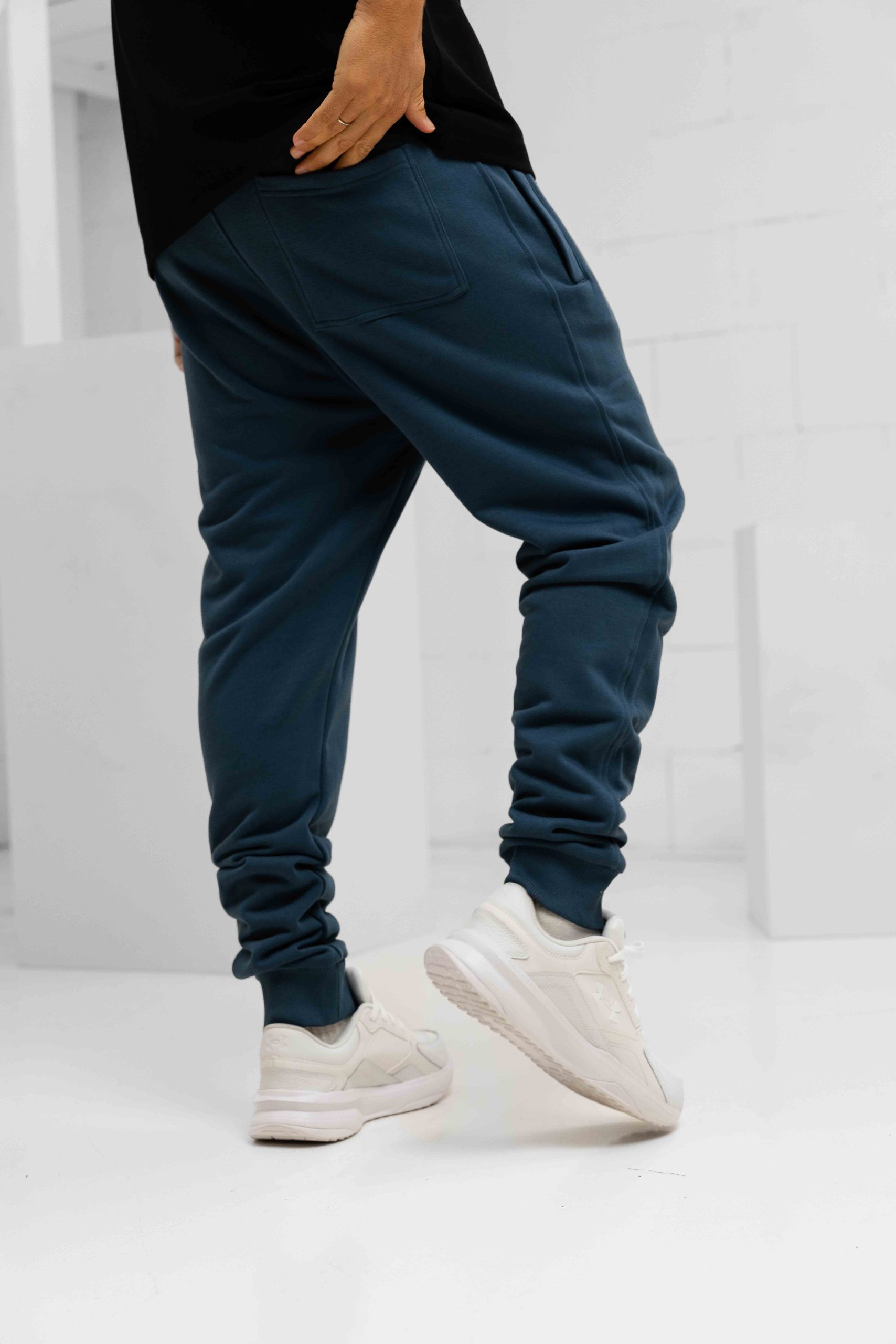 Malelions Signature Drip Broek Heren Blauw