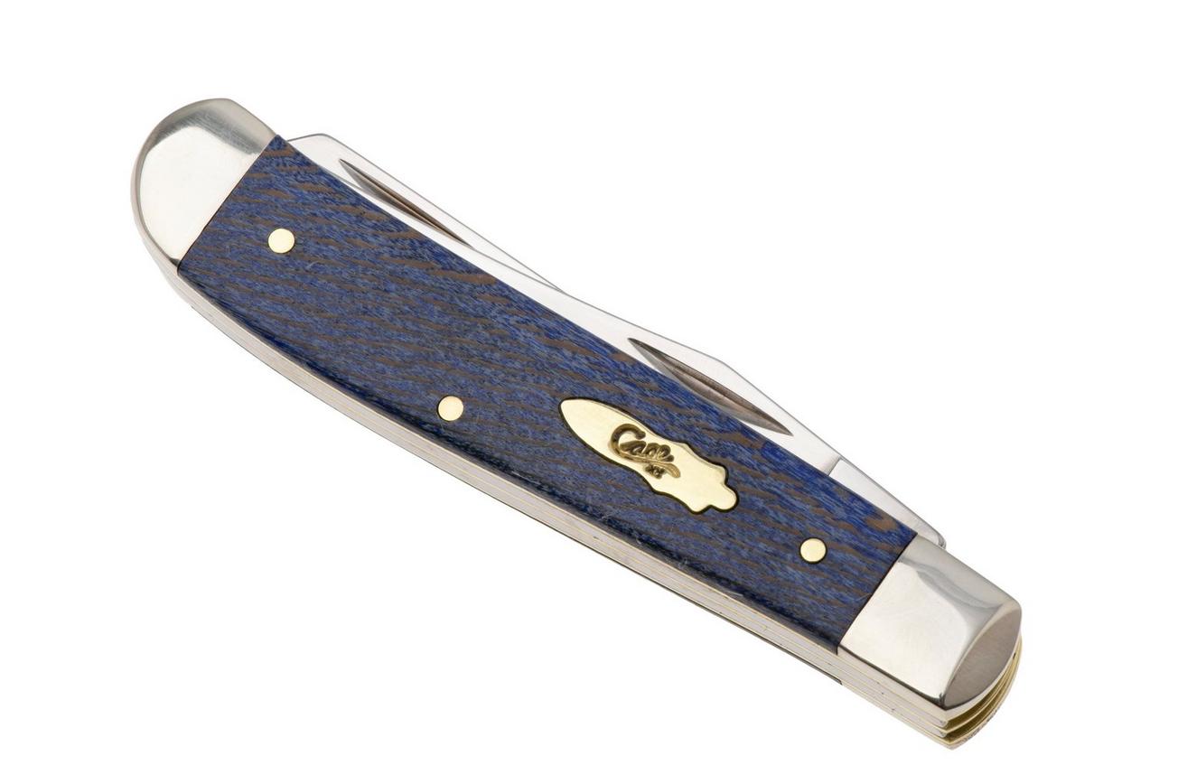 Case Mini Trapper Blue Smooth Sycamore Wood, 63731, 7207 SS zakmes