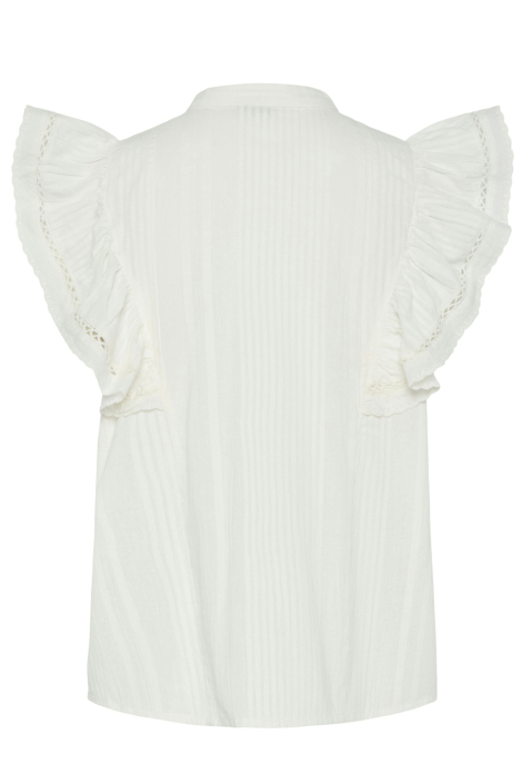 Pieces witte dames blouse