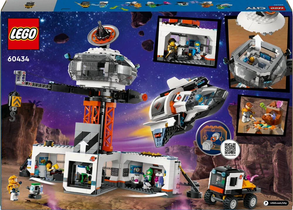 LEGO®CITY 60434 - LA STATION SPATIALE ET LA BASE DE LANCEMENT DE FUSEES