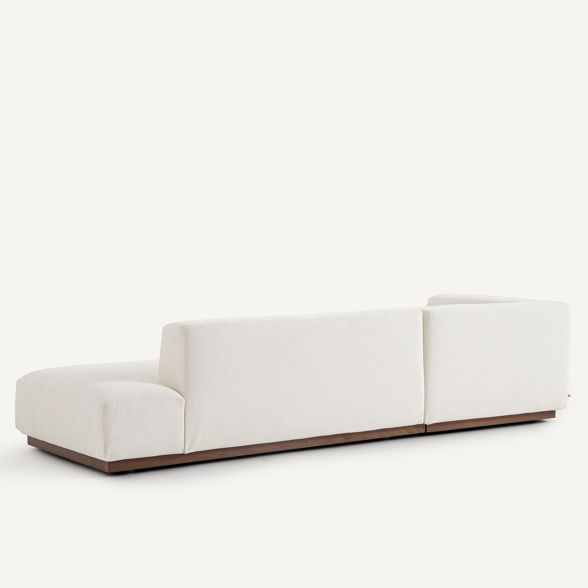 AM.PM<br>Sofá de canto esquerdo XL em veludo chenille, Jacopo