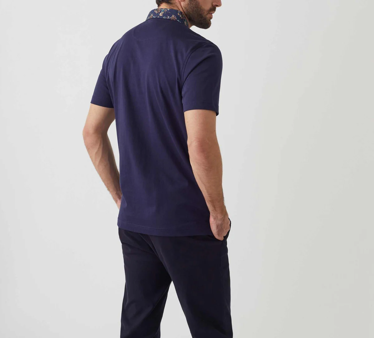 Polo manches courtes marine 