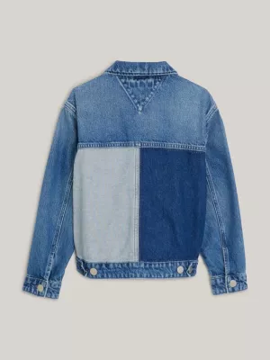 Jaqueta jeans essencial oversized unissex
