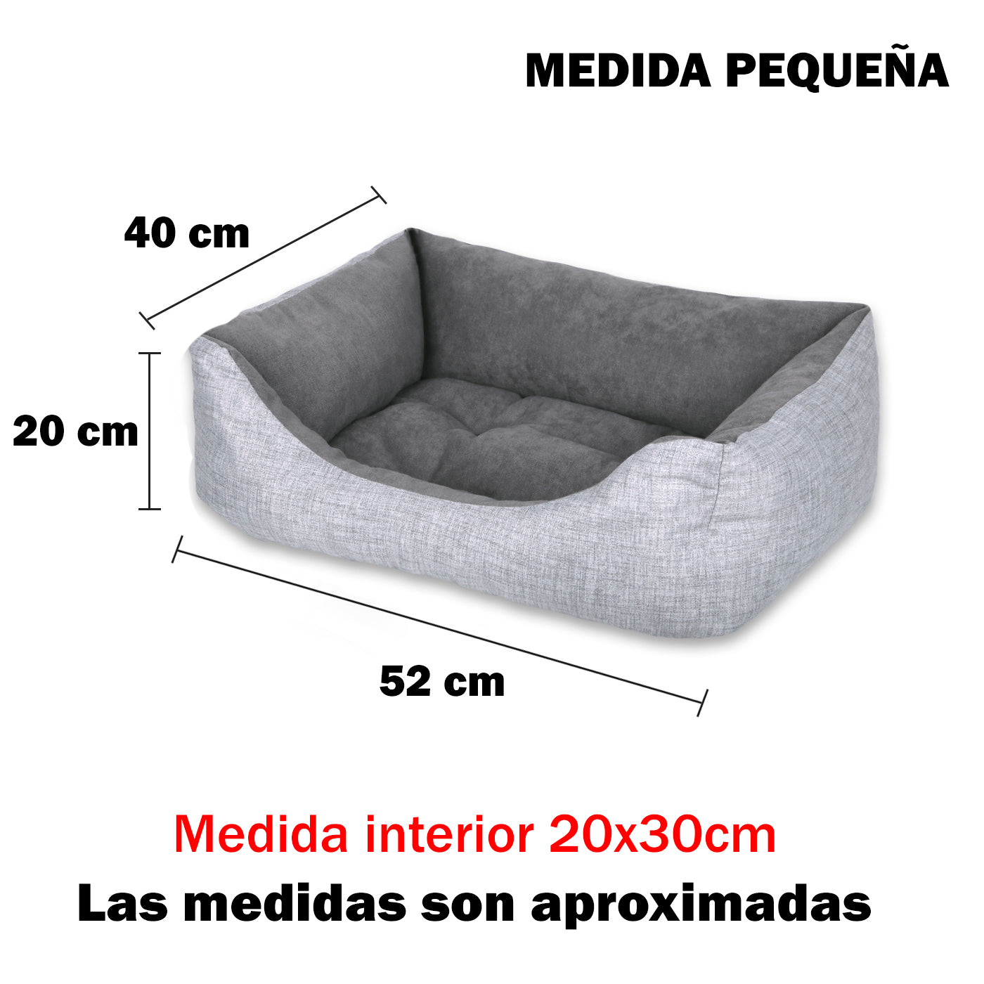 Cama para cães Home Mercury Grey