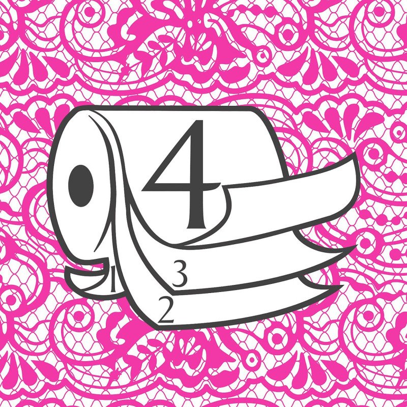 Papier toilette quadruple épaisseur Renova lotionné fraîcheur florale - 60 rouleaux de 140 feuilles