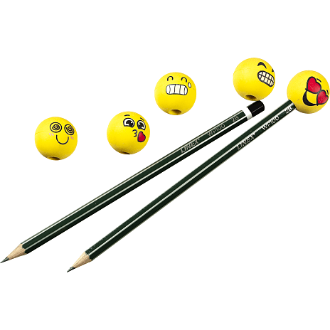 Linex emojis 3D viskelæder - 5 stk.