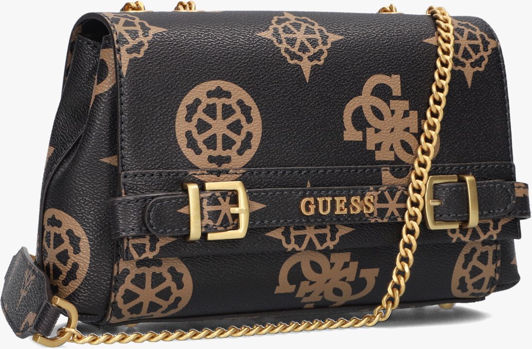 GUESS bruine guess schoudertas sestri logo