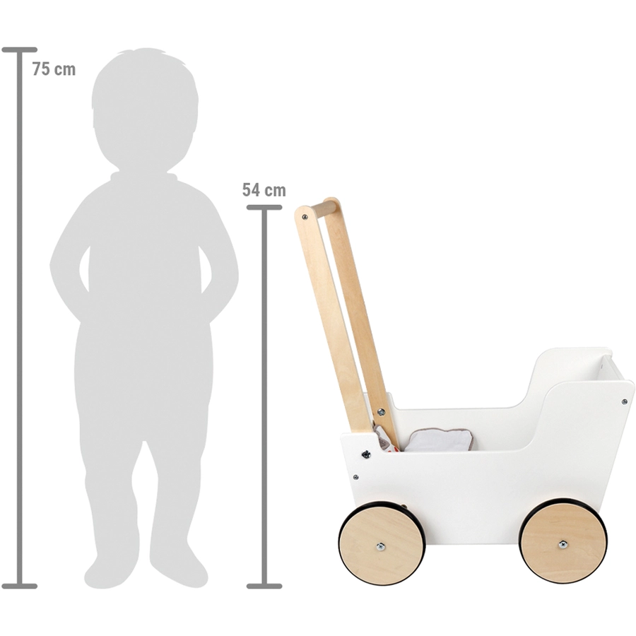 small foot® Schiebe- und Puppenwagen Little Button