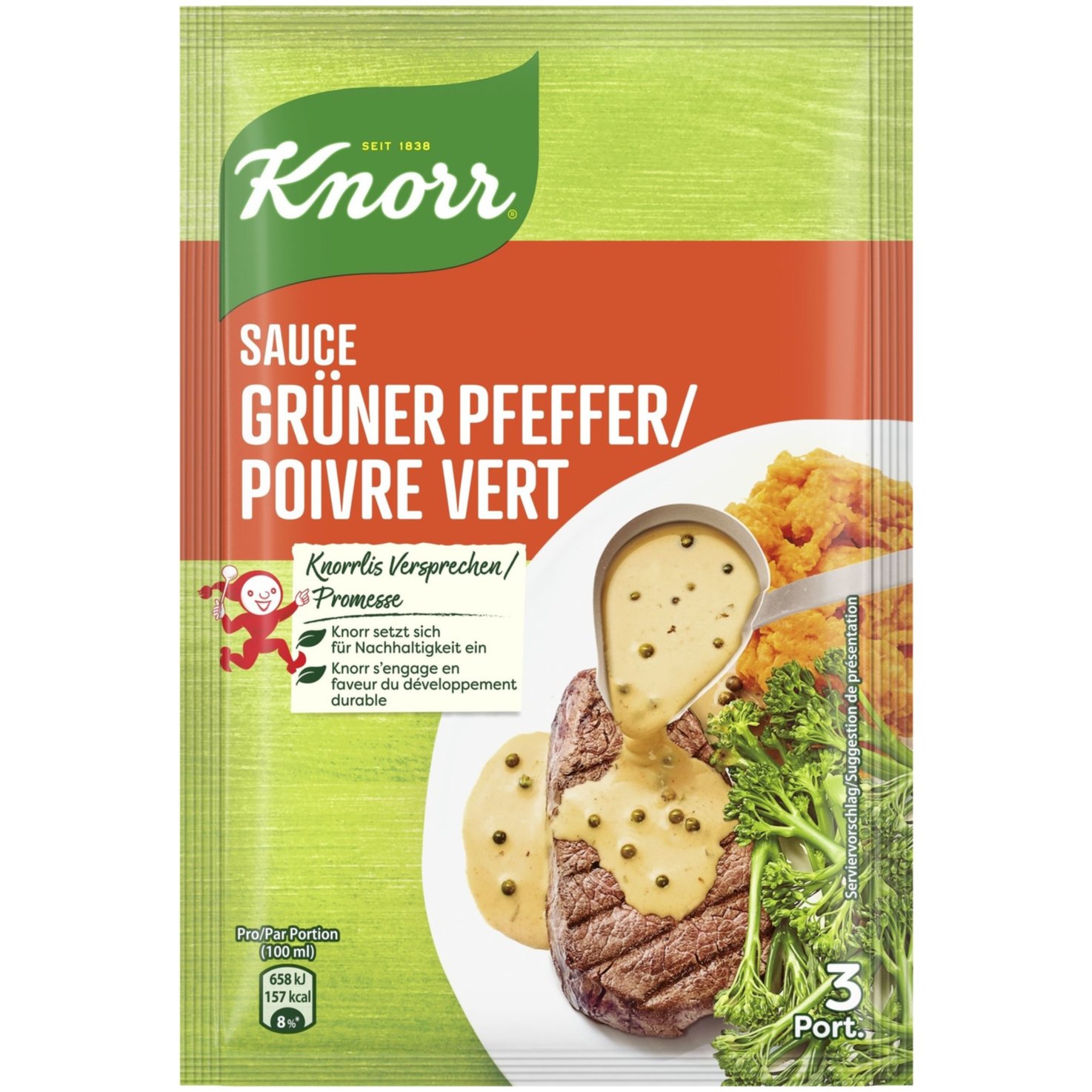 Knorr Sauce grüner Pfeffer