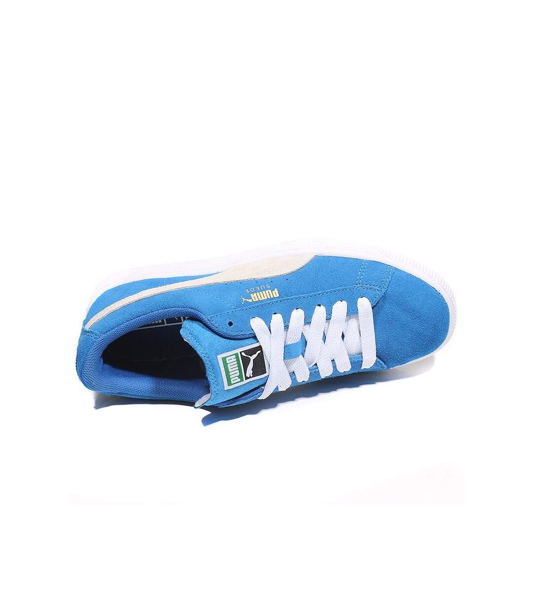 Baskets Bleu Mixte Puma Suède Classique
