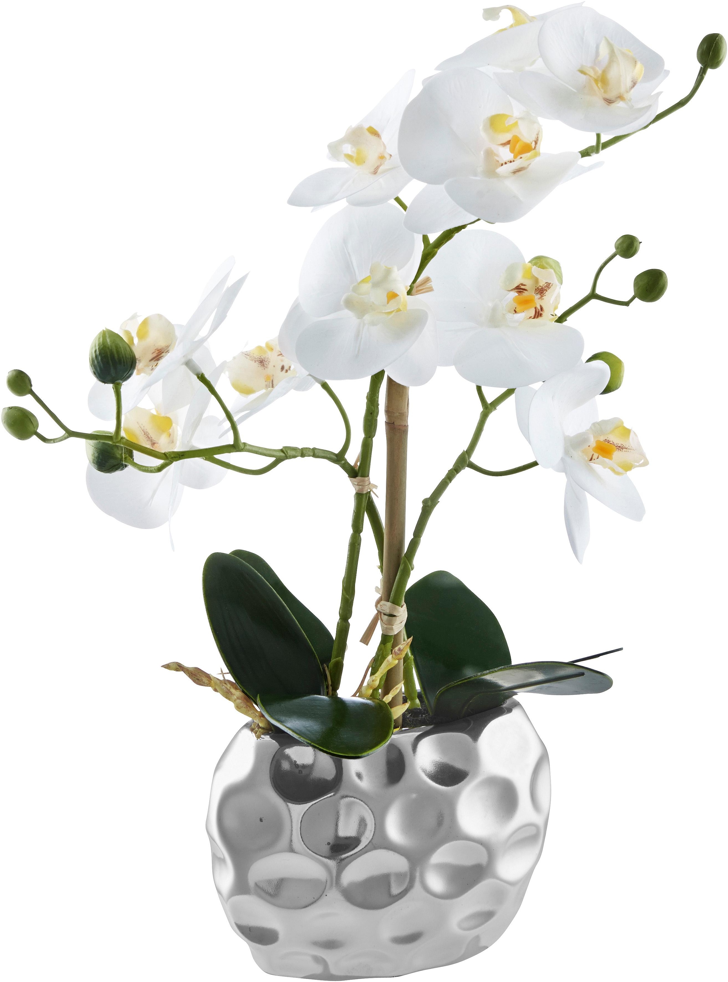 Leonique Kunstpflanze »Orchidee« Kunstorchidee, im Topf, Bestseller, über 2500 4,5-Sterne-Bewertungen