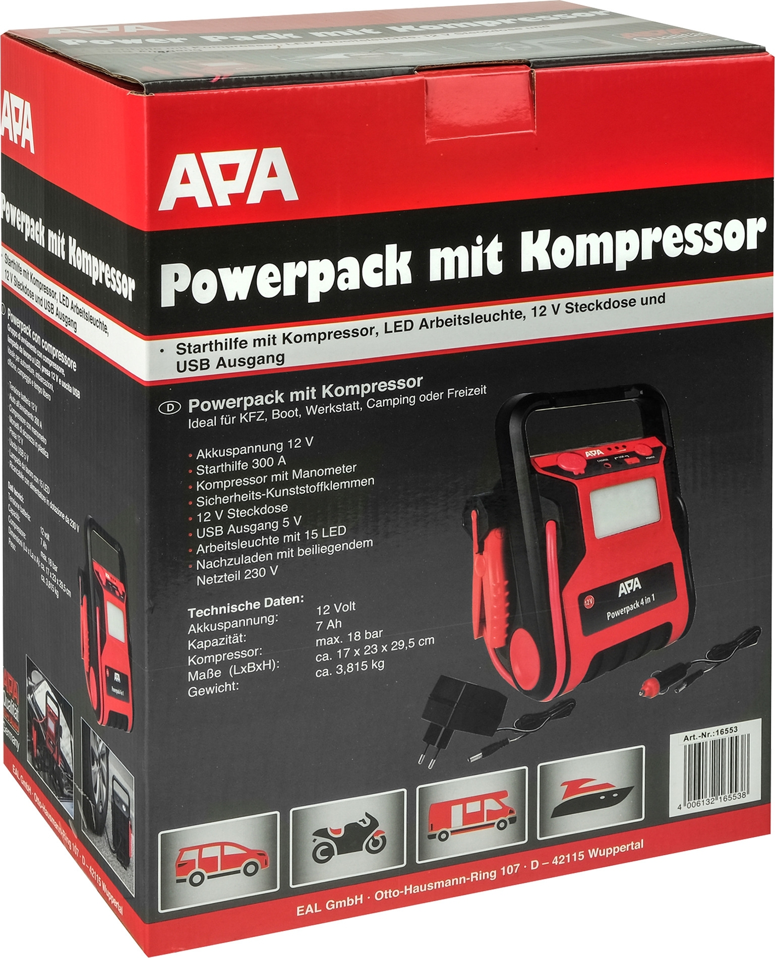 Apa Powerpack mit Kompressor