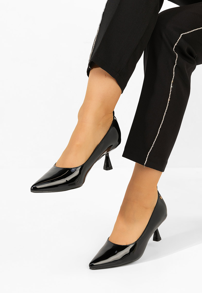 Chaussures à talon fin noirs Ovelira V2