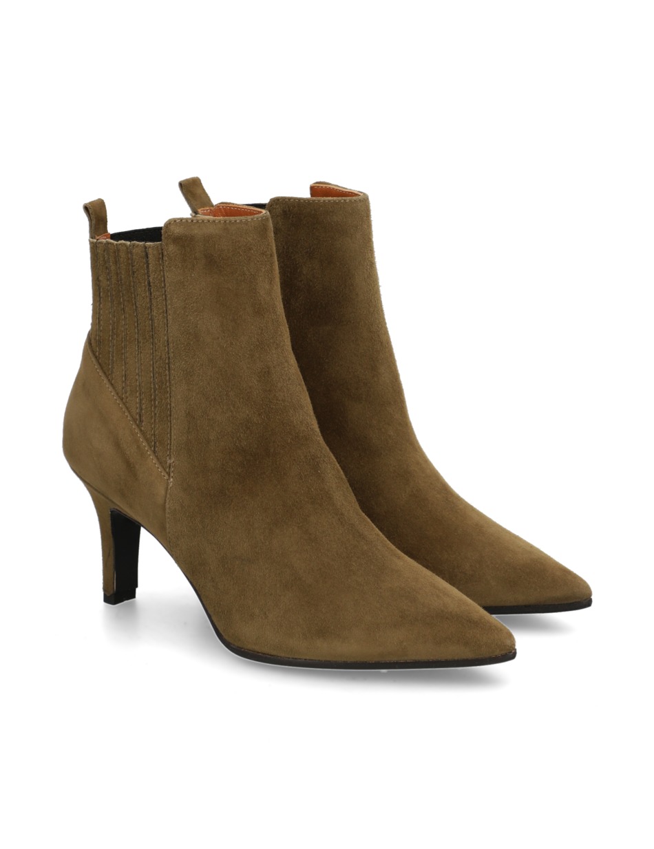 Veloursleder Stiefelette