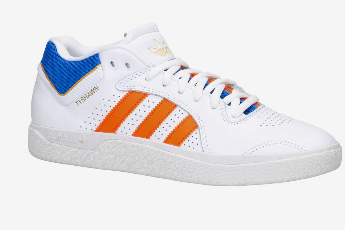 adidas Skateboarding Tyshawn Schuh (white orange bluebird)