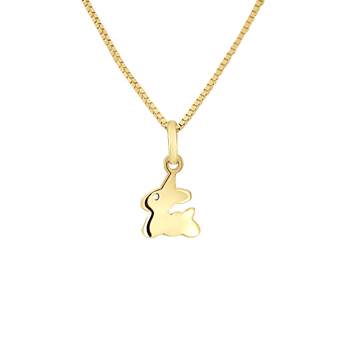 Pendentif LAPIN - Or Jaune