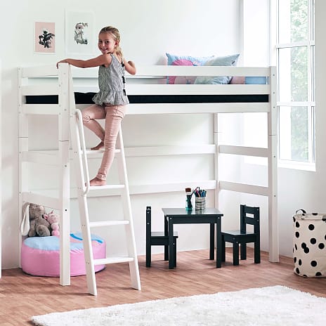 Hoppekids ECO Luxury højseng 90x200cm med skrå stige