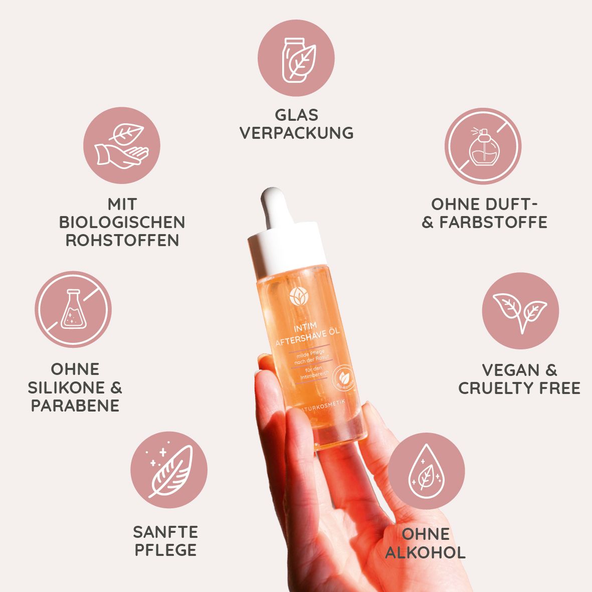 MYLILY Intim Aftershave Öl | mit Bio-Kamille