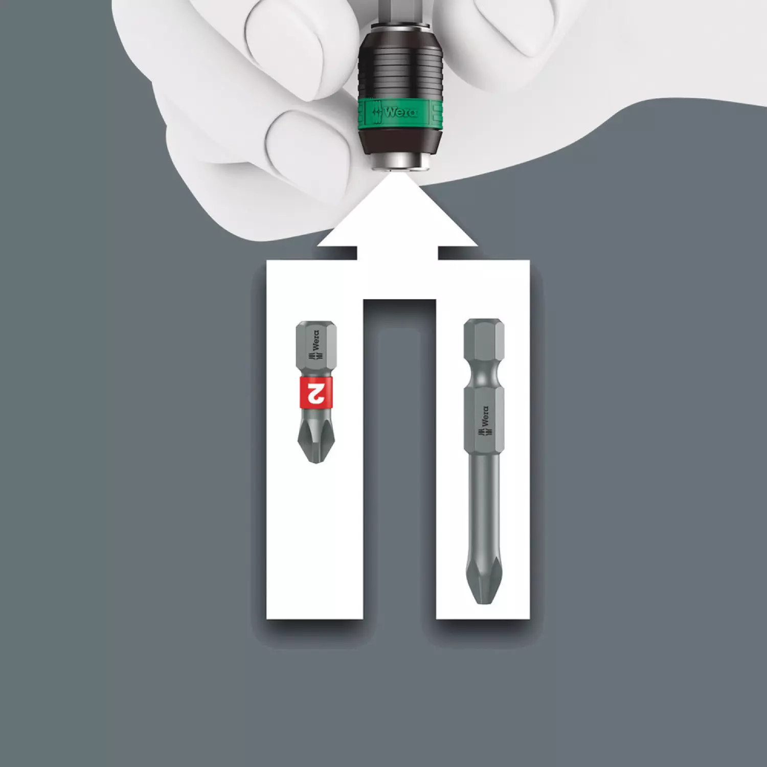 Wera 5057441001 61-delige Bit-Safe Bitset in etui