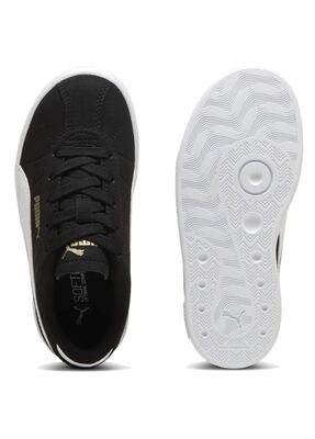 Puma Club II PS Sneakers, Black/White/Gold