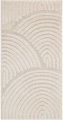 KMCarpets Doria Zen Gulvteppe 80x150, Hvit